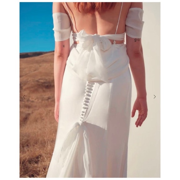 For Love & Lemons | Cora Wedding Bridal Dress White - Picture 5 of 14